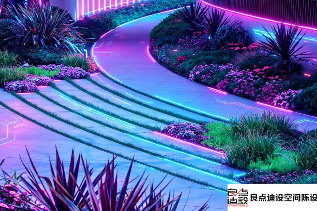 颠覆性赛博风售楼处景观设计|让访客一眼记住项目🎇